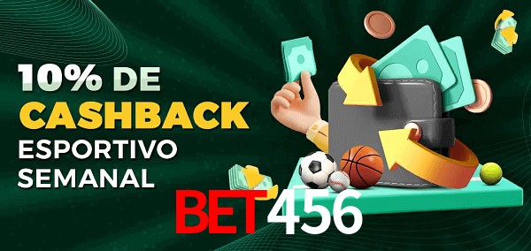 10% de bônus de cashback na bet456